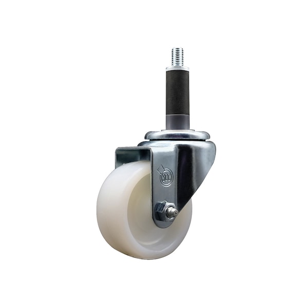 3'' SS Nylon Wheel Swivel 1'' Expanding Stem Caster